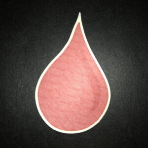Blood Drop Designed precut adhesive patch to secure all diabetic devices
