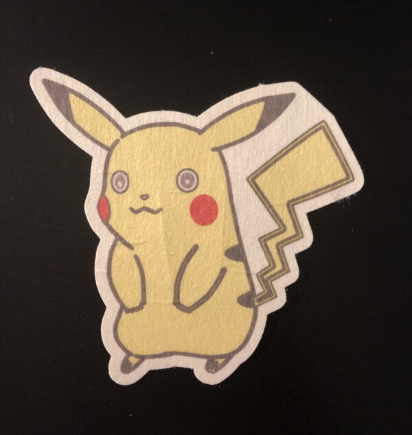 Pikachu Designed precut adhesive patch to secure all diabetic devices