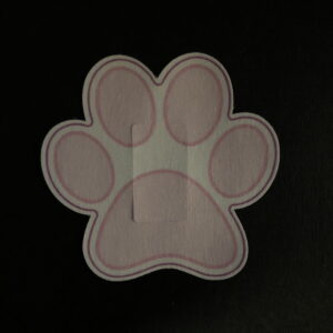 Panda Paw Designed precut adhesive patch to secure all diabetic devices