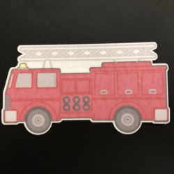 Firetruck Designed precut adhesive patch to secure all diabetic devices