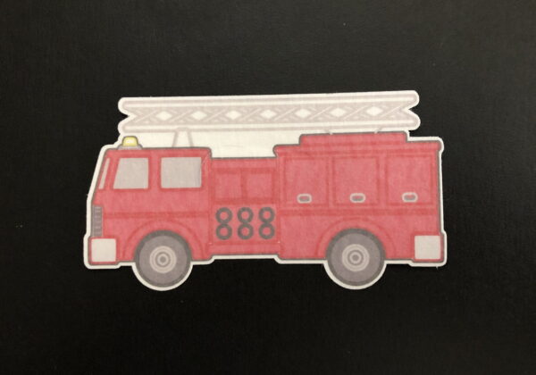 Firetruck Designed precut adhesive patch to secure all diabetic devices