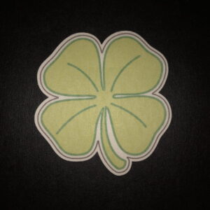 4 Leaf Clover Designed precut adhesive patch to secure all diabetic devices