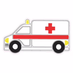 Ambulance Designed precut adhesive patch to secure all diabetic devices