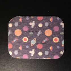 Planets Designed precut adhesive patch to secure all diabetic devices