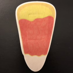 Halloween Candy Corn Designed precut adhesive patch to secure all diabetic devices