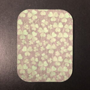 Clover Pattern Designed precut adhesive patch to secure all diabetic devices