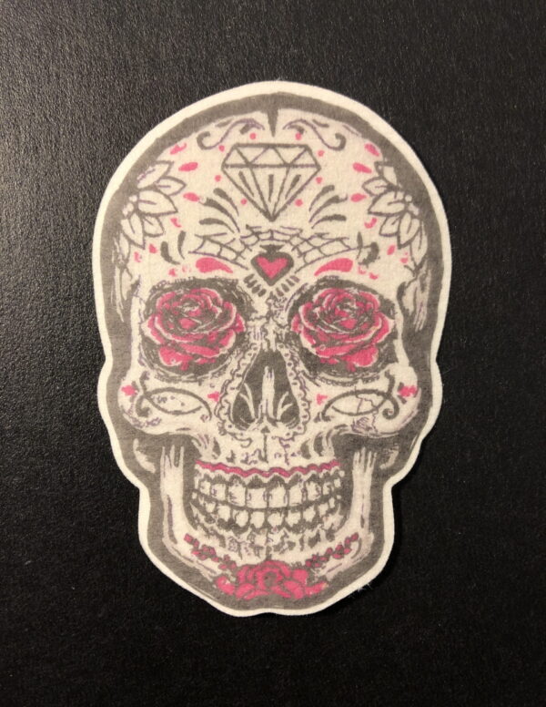 Sugar Skull Designed precut adhesive patch to secure all diabetic devices