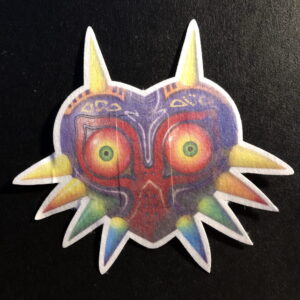 Majora's Mask Designed precut adhesive patch to secure all diabetic devices