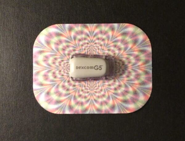 Trippy Designed precut adhesive patch to secure all diabetic devices