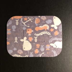 Sea Life Designed precut adhesive patch to secure all diabetic devices