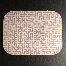 Maze Designed precut adhesive patch to secure all diabetic devices