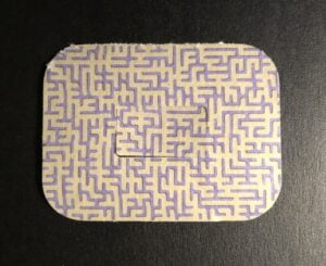 Maze Designed precut adhesive patch to secure all diabetic devices