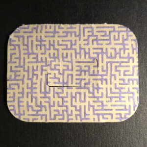 Maze Designed precut adhesive patch to secure all diabetic devices