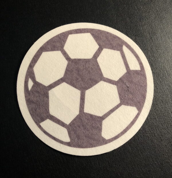 Soccer Ball Designed precut adhesive patch to secure all diabetic devices