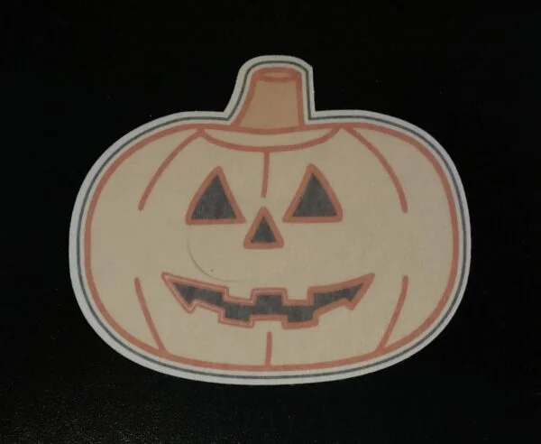 Jack-O-Lantern Designed precut adhesive patch to secure all diabetic devices