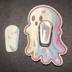 Space Ghost Designed precut adhesive patch to secure all diabetic devices