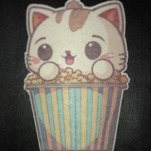 Popcorn Cat Designed precut adhesive patch to secure all diabetic devices