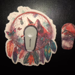 Cat Dreamcatcher Designed precut adhesive patch to secure all diabetic devices G6