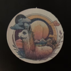 Llama Designed precut adhesive patch to secure all diabetic devices