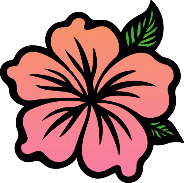Tropical Flower Designed precut adhesive patch to secure all diabetic devices G6